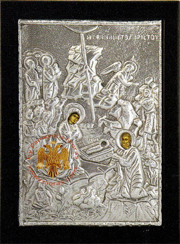 Birth of Christ Aluminum Icon